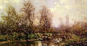 Hugh Bolton Jones River Landscape oil on canvas
